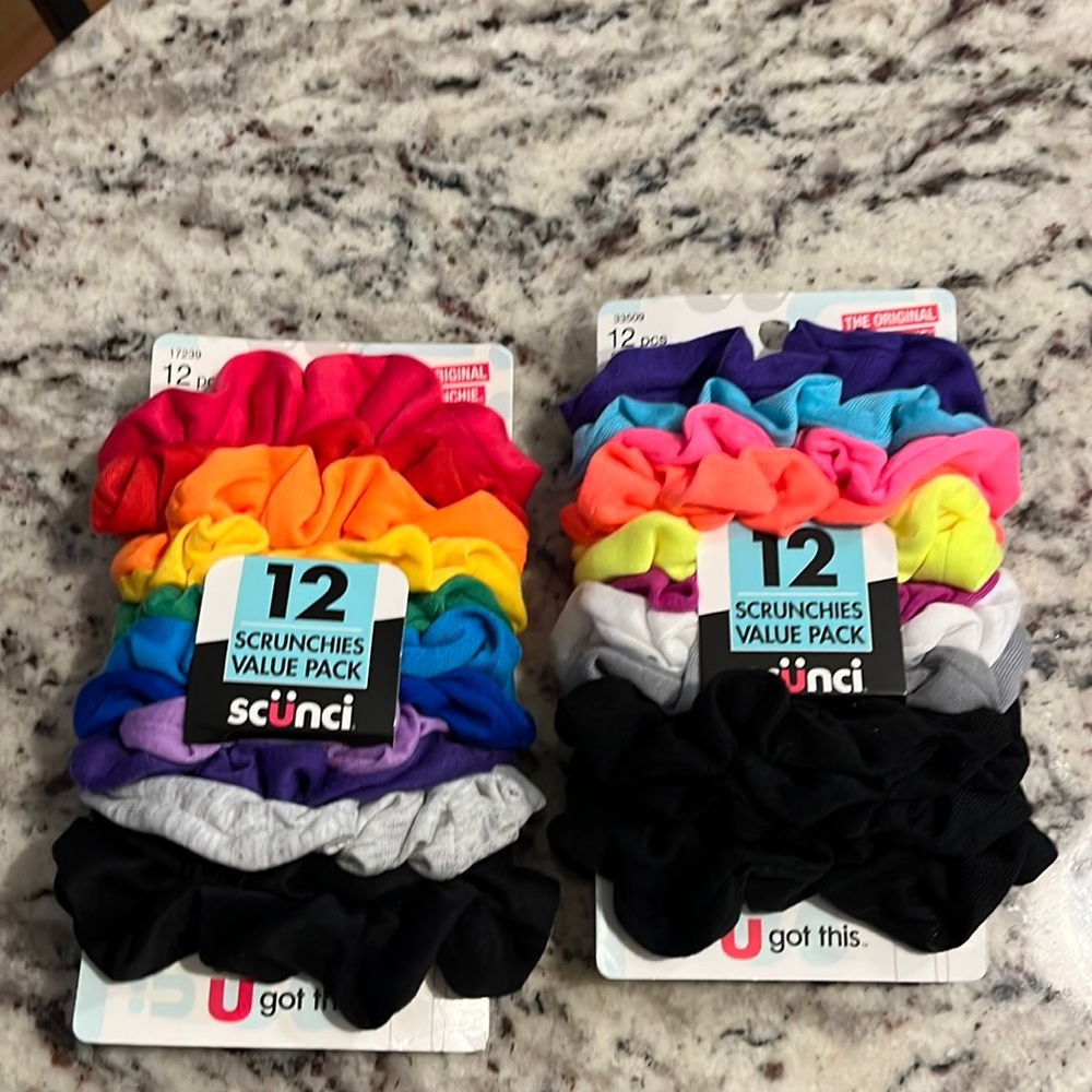 Bundle of the original scrunchie hair ties
